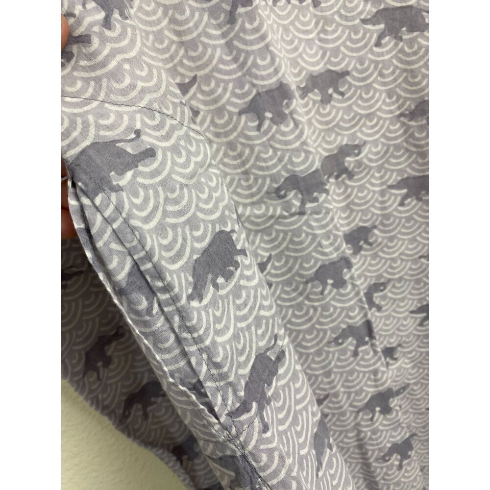 Foresta G Laurence Setton Tunic Long Sleeve Artsy Top Medium Boho Gray lagenlook - Picture 8 of 13
